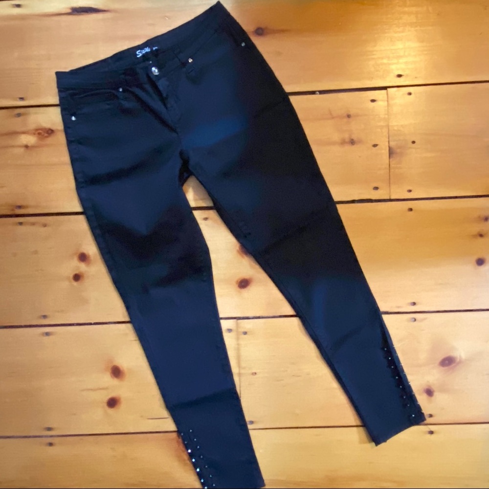 SIZZLE JEANS Skinny Stretch Black Sz 9